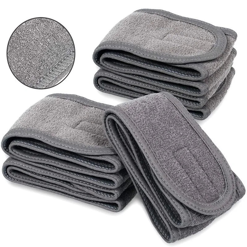 Faixa Ajustável para Skincare com Velcro – Ideal para Maquiagem, Spa e Limpeza Facial