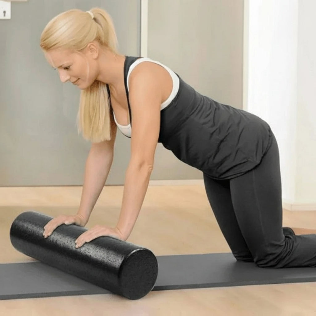 Rolo de Massagem para Yoga – EPP Alta Densidade para Liberação Muscular e Fisioterapia