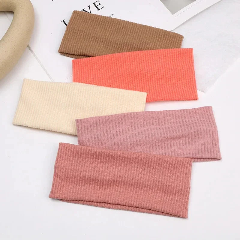 Faixa de Cabelo em Malha Coreana – Conforto, Estilo e Ajuste Perfeito