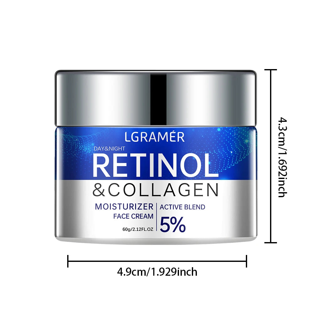 Creme Facial Retinol + Colágeno – Anti-Idade e Firmador