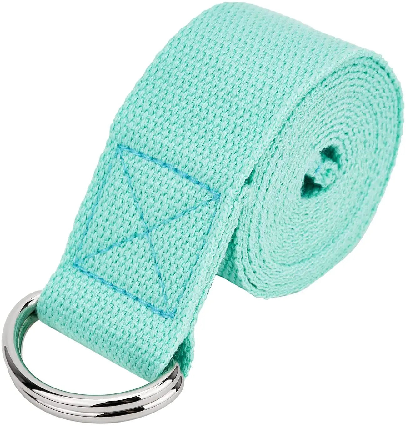 Faixa de Yoga Ajustável com Fivela D-Ring – 183 cm