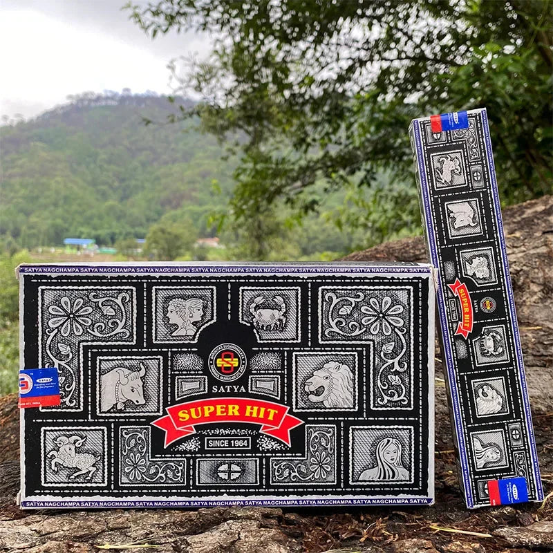 Kit Aromático Satya Nag Champa – 5 Caixas | Essências Indianas Tradicionais