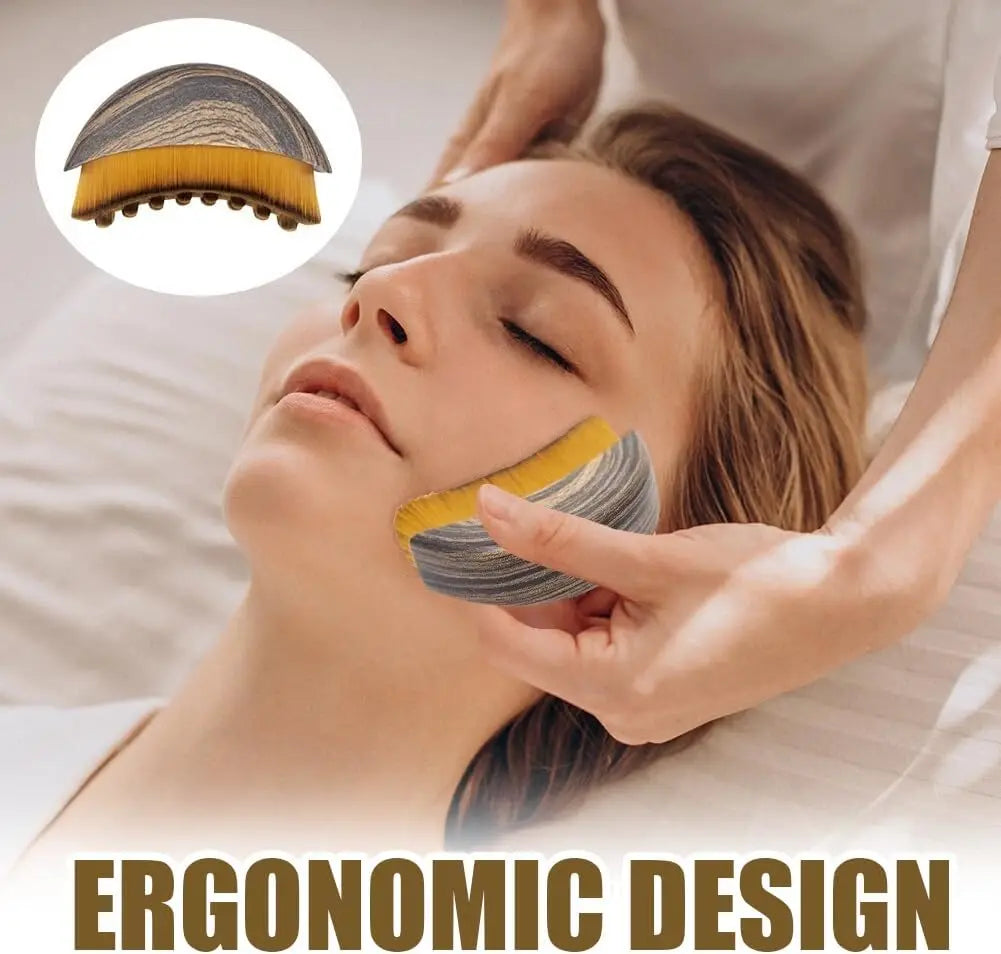 Escova Facial de Drenagem Linfática – Contorno, Redução de Inchaço e Massagem Relaxante