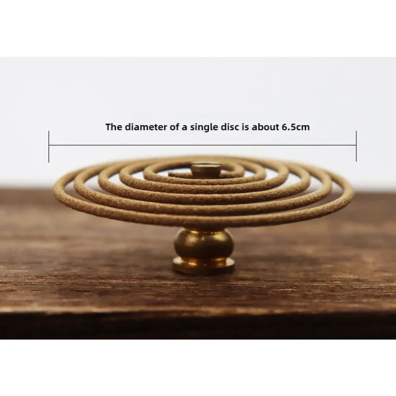 Incenso Natural em Espiral – Sândalo & Agarwood (20 peças)