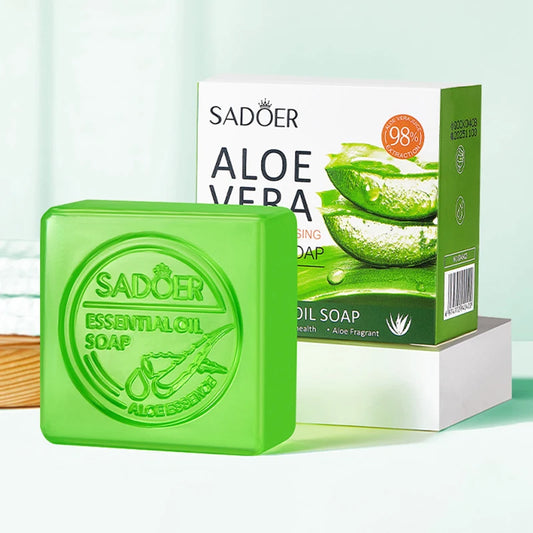 Sabonete Facial de Aloe Vera – Limpeza Profunda e Hidratação