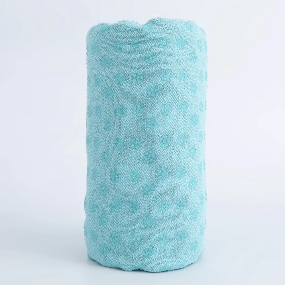 Toalha de Yoga Antiderrapante com Pontos de Grip – Ideal para Hot Yoga