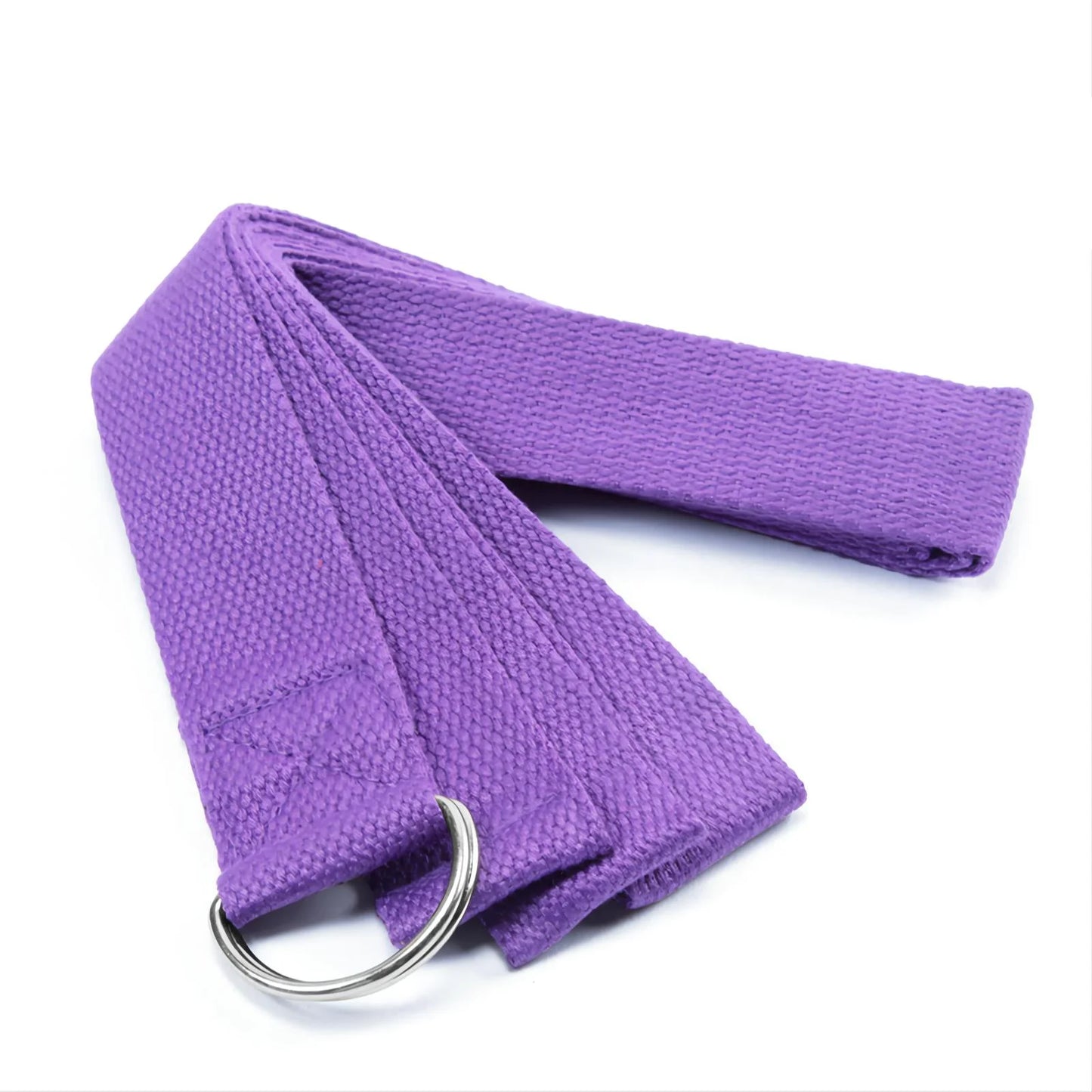 Faixa de Yoga Ajustável com Fivela D-Ring – 183 cm