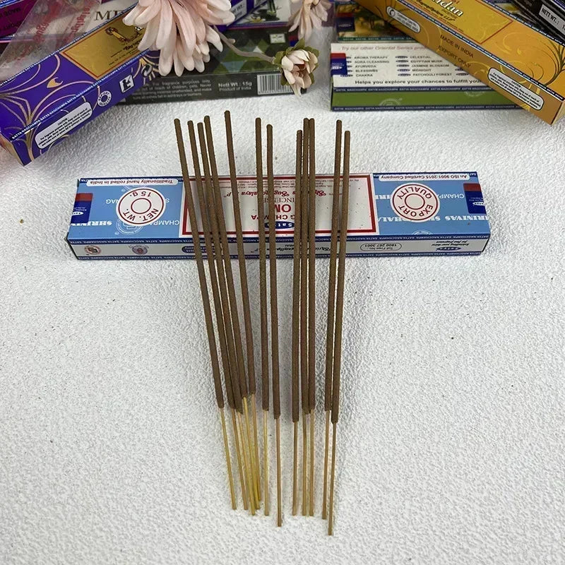 Kit Aromático Satya Nag Champa – 5 Caixas | Essências Indianas Tradicionais