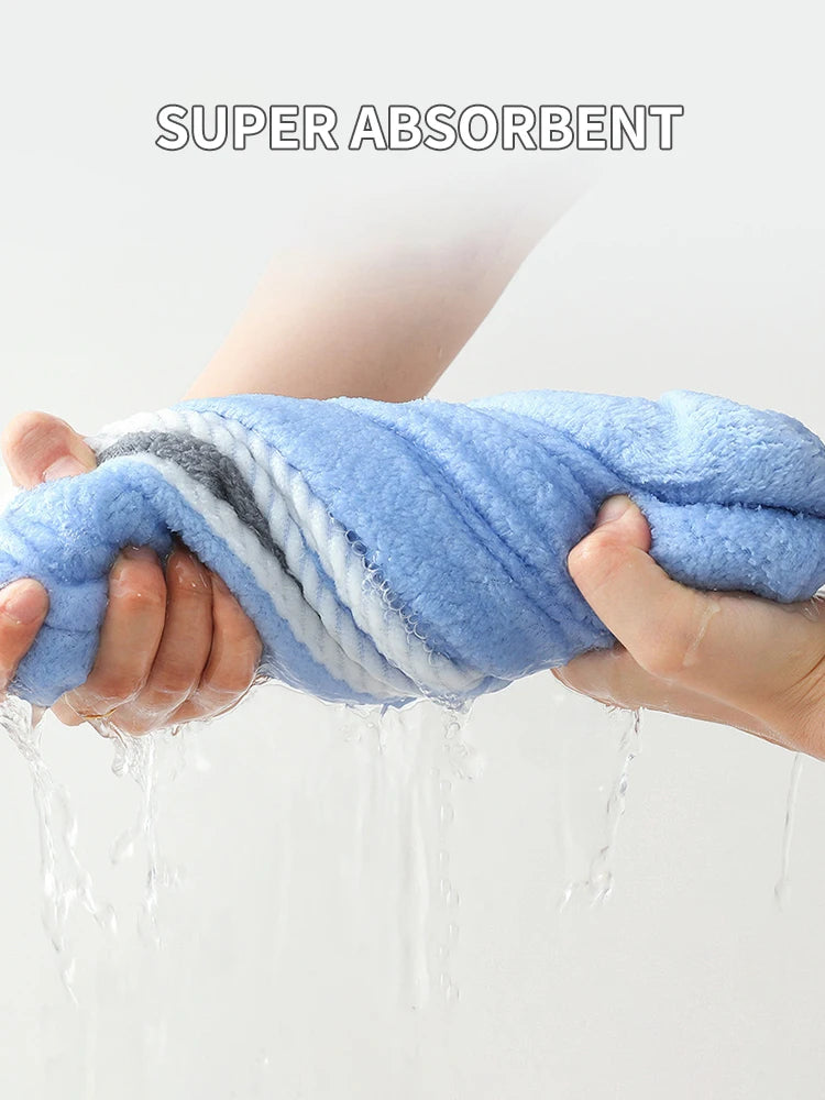 Turbante de Microfibra Premium – Secagem Rápida Dupla Camada