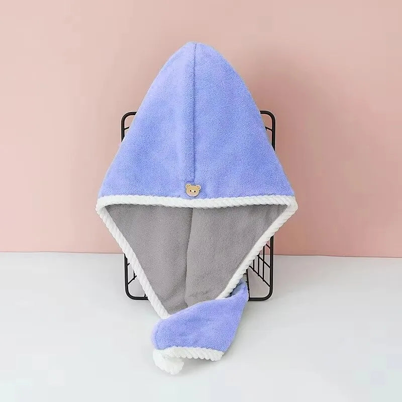 Turbante de Microfibra Premium – Secagem Rápida Dupla Camada