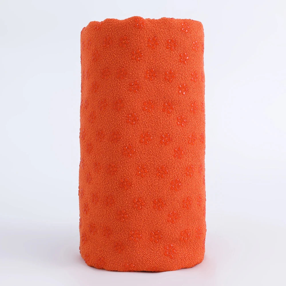 Toalha de Yoga Antiderrapante com Pontos de Grip – Ideal para Hot Yoga