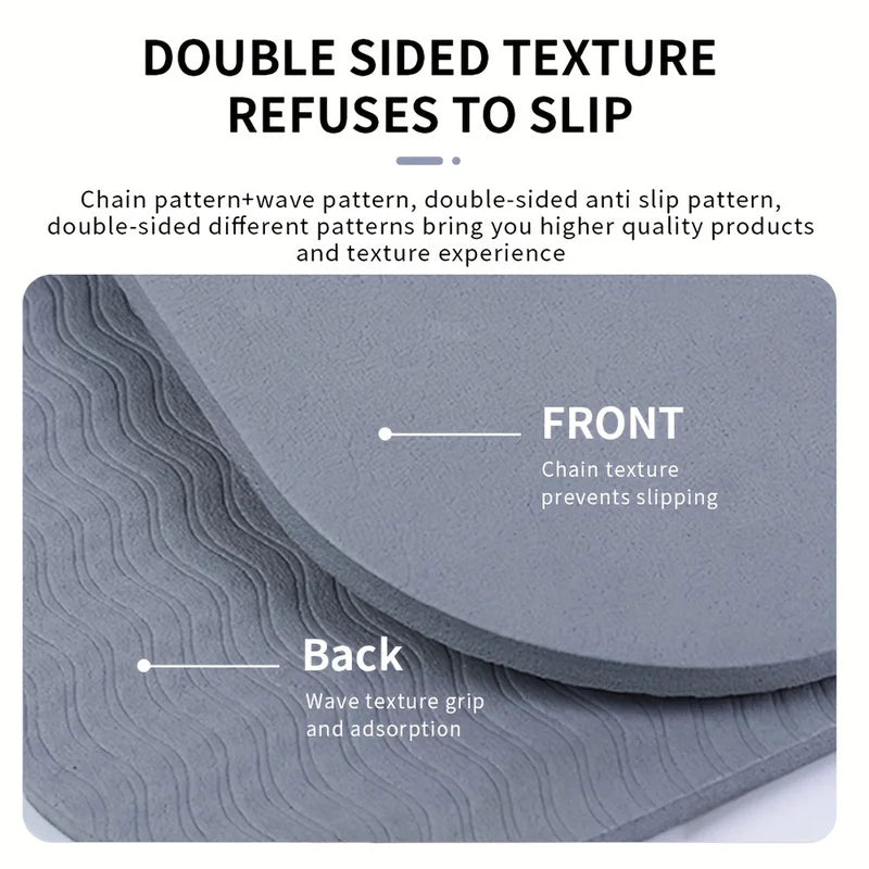 Tapete de Yoga Dobrável – Antiderrapante, Leve e Portátil para Viagem, Pilates e Treinos em Casa