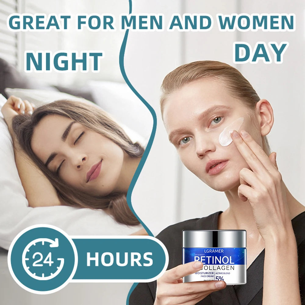 Creme Facial Retinol + Colágeno – Anti-Idade e Firmador