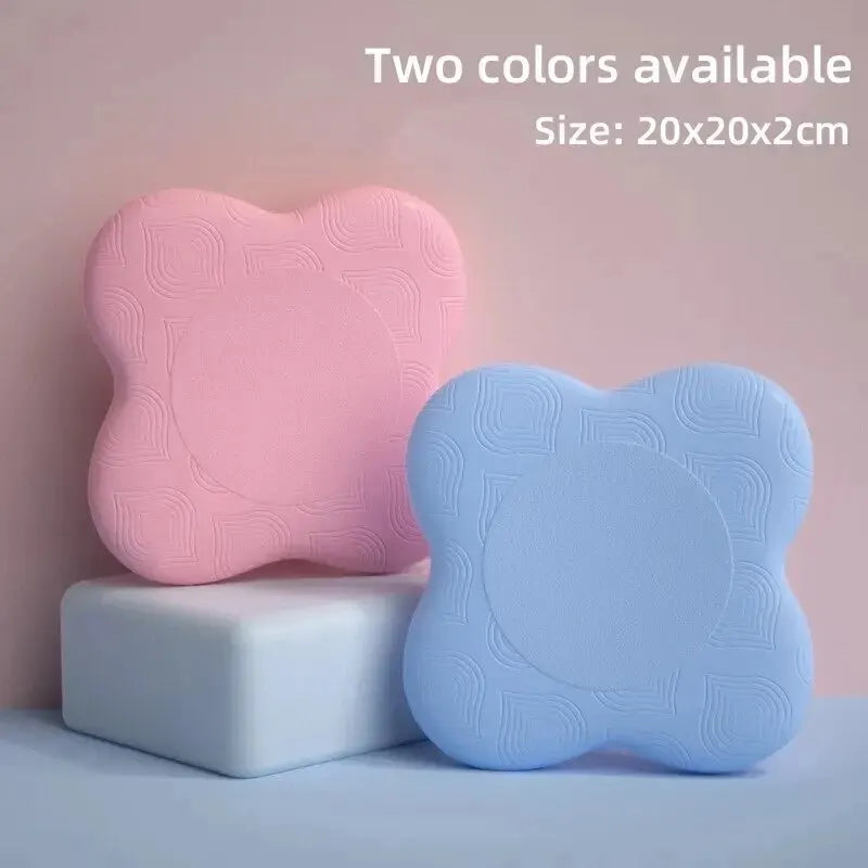 Almofada de Apoio para Joelhos – TPE Antiderrapante, Confortável e Absorção de Impacto para Yoga e Pilates