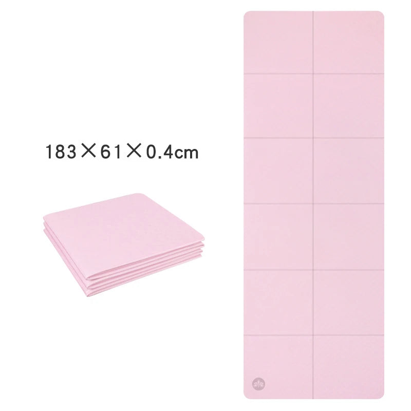 Tapete de Yoga Dobrável – Antiderrapante, Leve e Portátil para Viagem, Pilates e Treinos em Casa