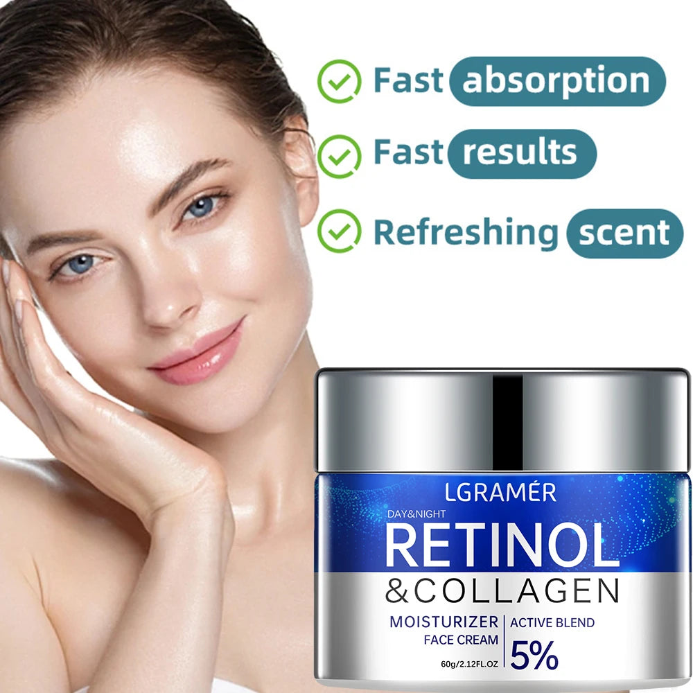 Creme Facial Retinol + Colágeno – Anti-Idade e Firmador