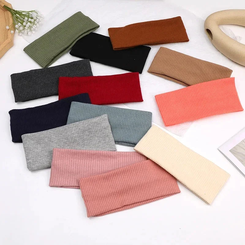 Faixa de Cabelo em Malha Coreana – Conforto, Estilo e Ajuste Perfeito