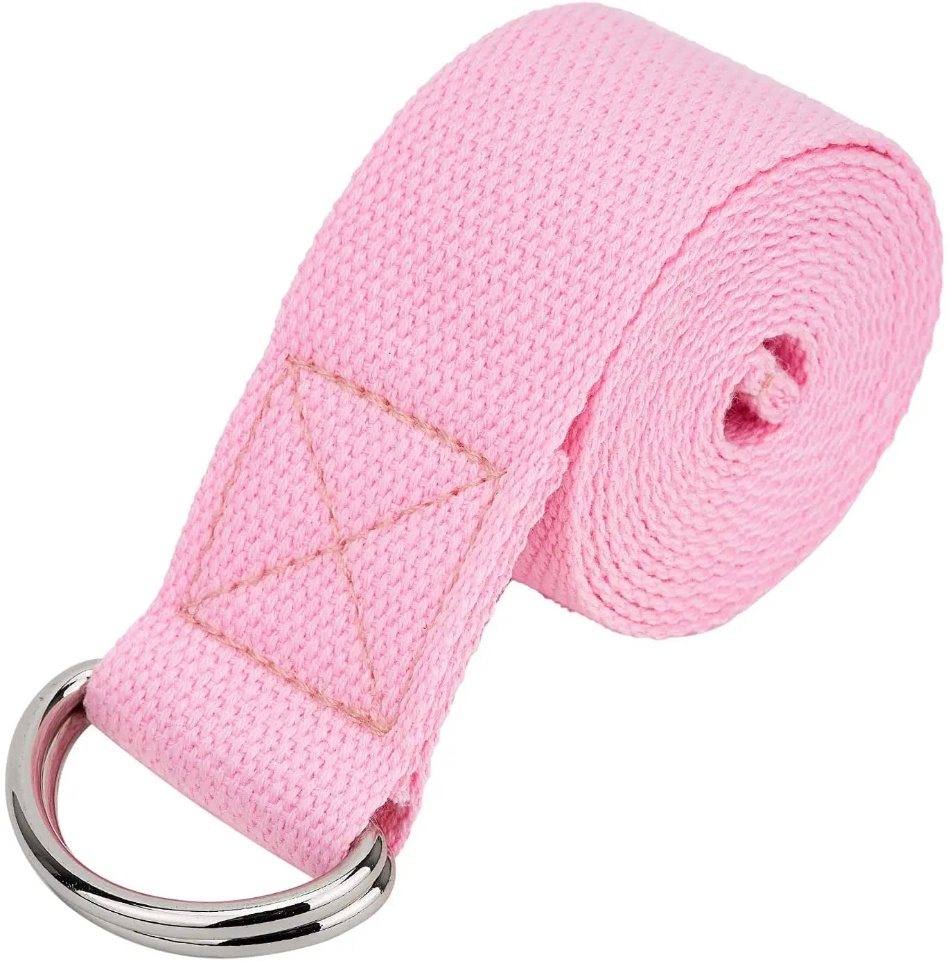 Faixa de Yoga Ajustável com Fivela D-Ring – 183 cm