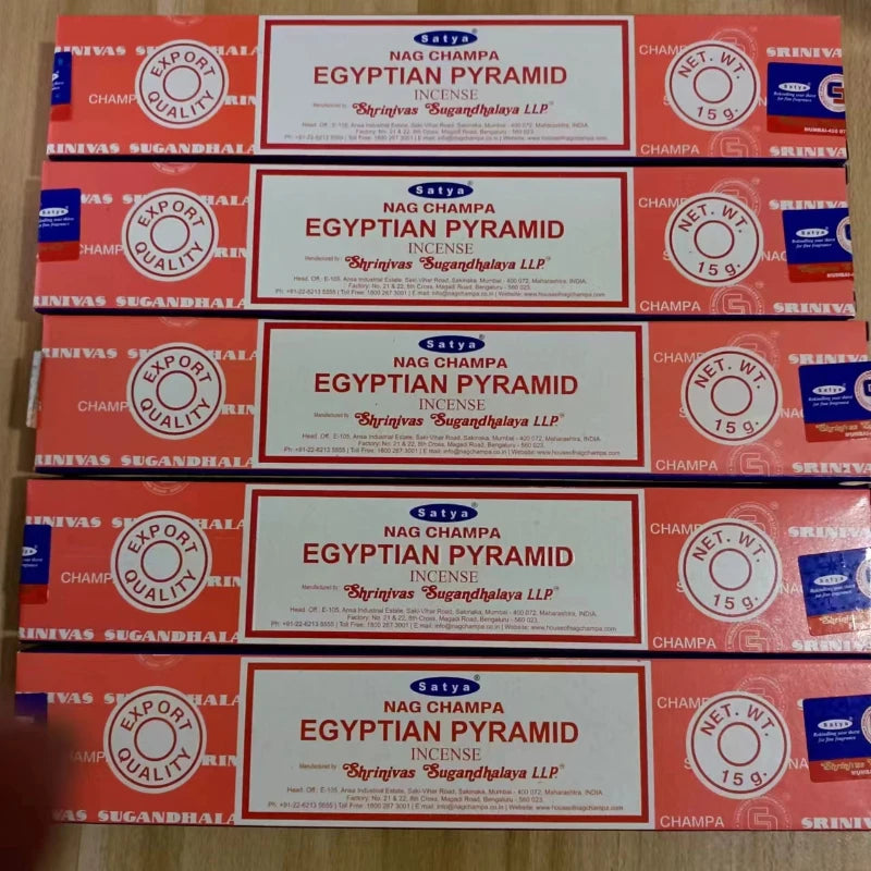 Kit Aromático Satya Nag Champa – 5 Caixas | Essências Indianas Tradicionais