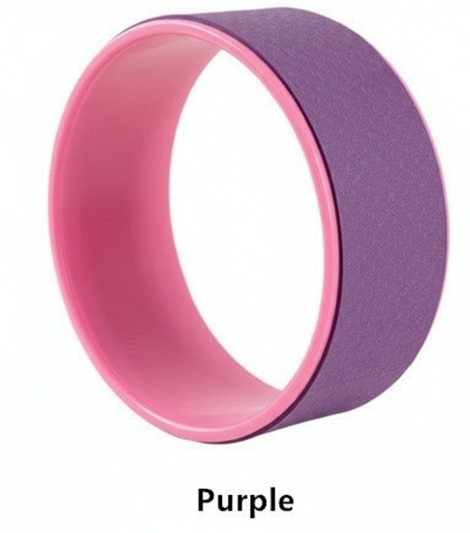 Roda de Yoga 12" – Apoio para Alongamento, Correção de Postura e Alívio das Costas